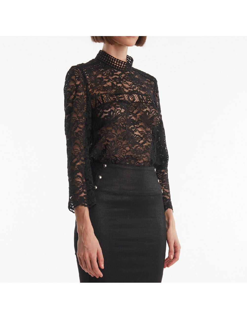 Angelo marani BLUSA IN PIZZO Promozione Limitata