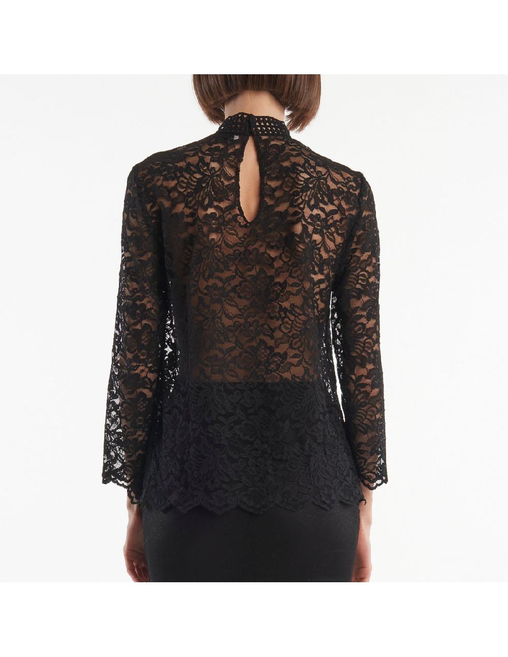 Angelo marani BLUSA IN PIZZO Promozione Limitata