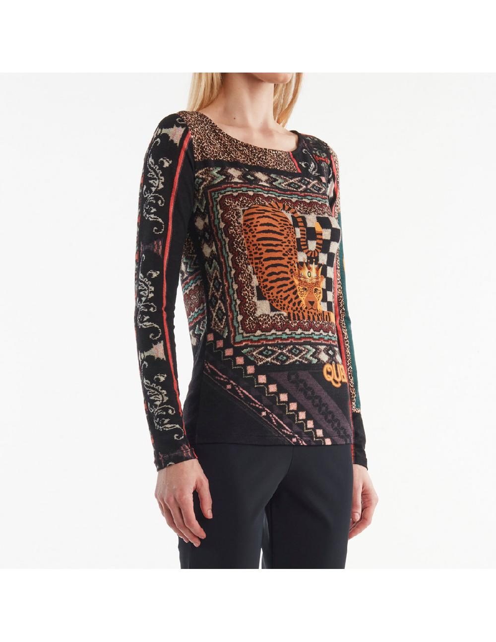 Angelo marani T-SHIRT ST QUEEN M/L Economico