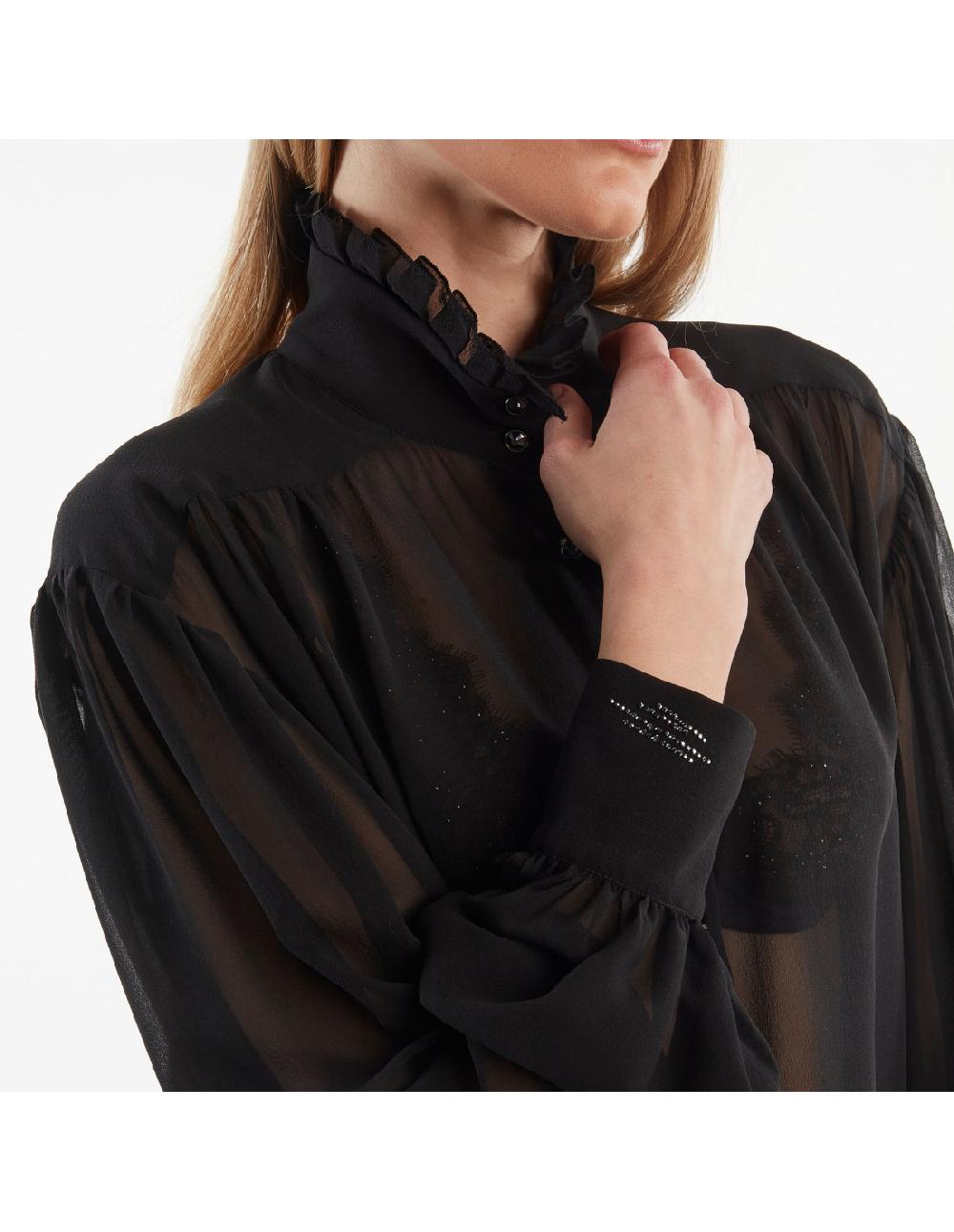 Angelo marani CAMICIA IN GEORGETTE In Vendita