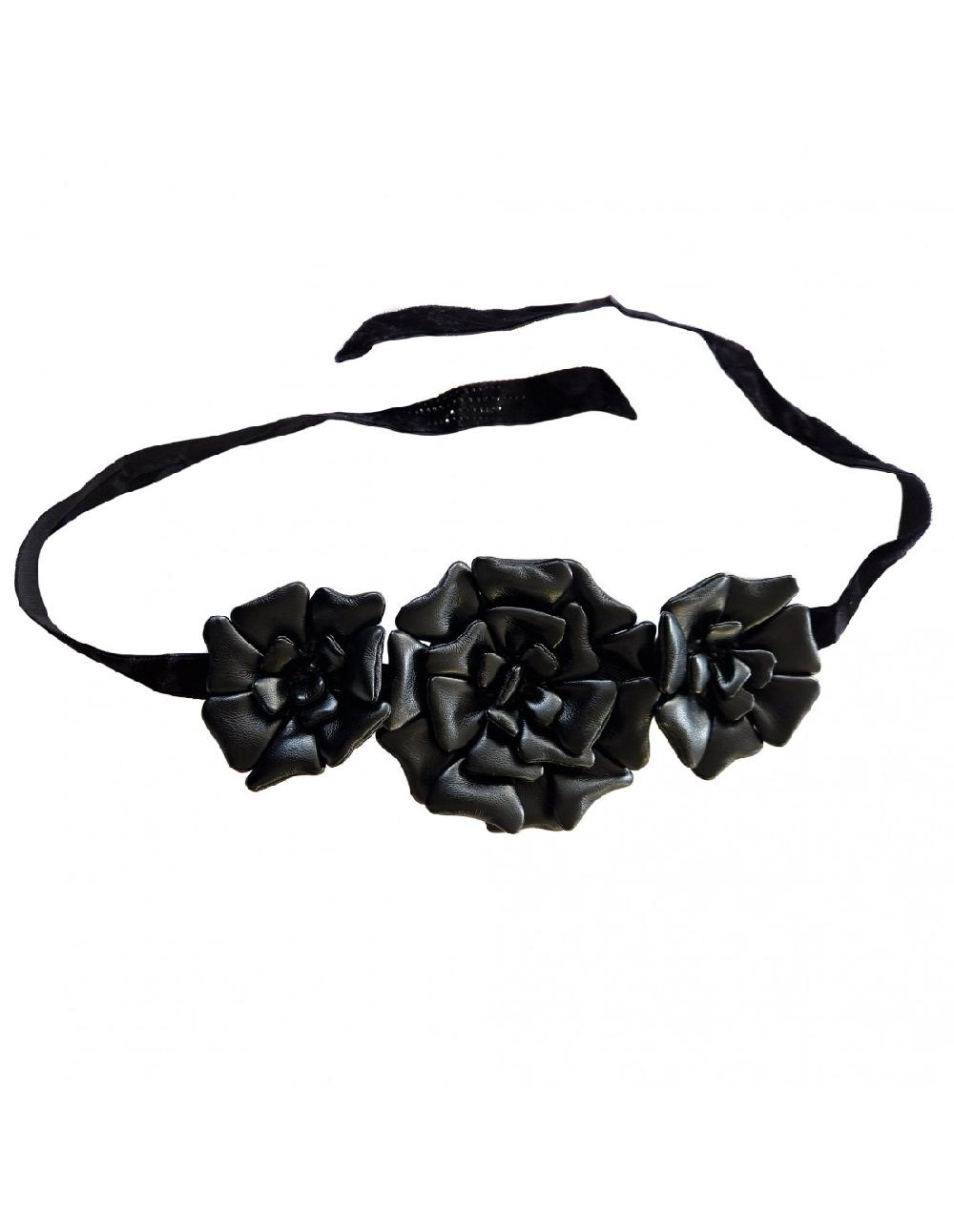 Angelo marani CHOKER C/FIORE IN ECOPELLE Acquista Ora
