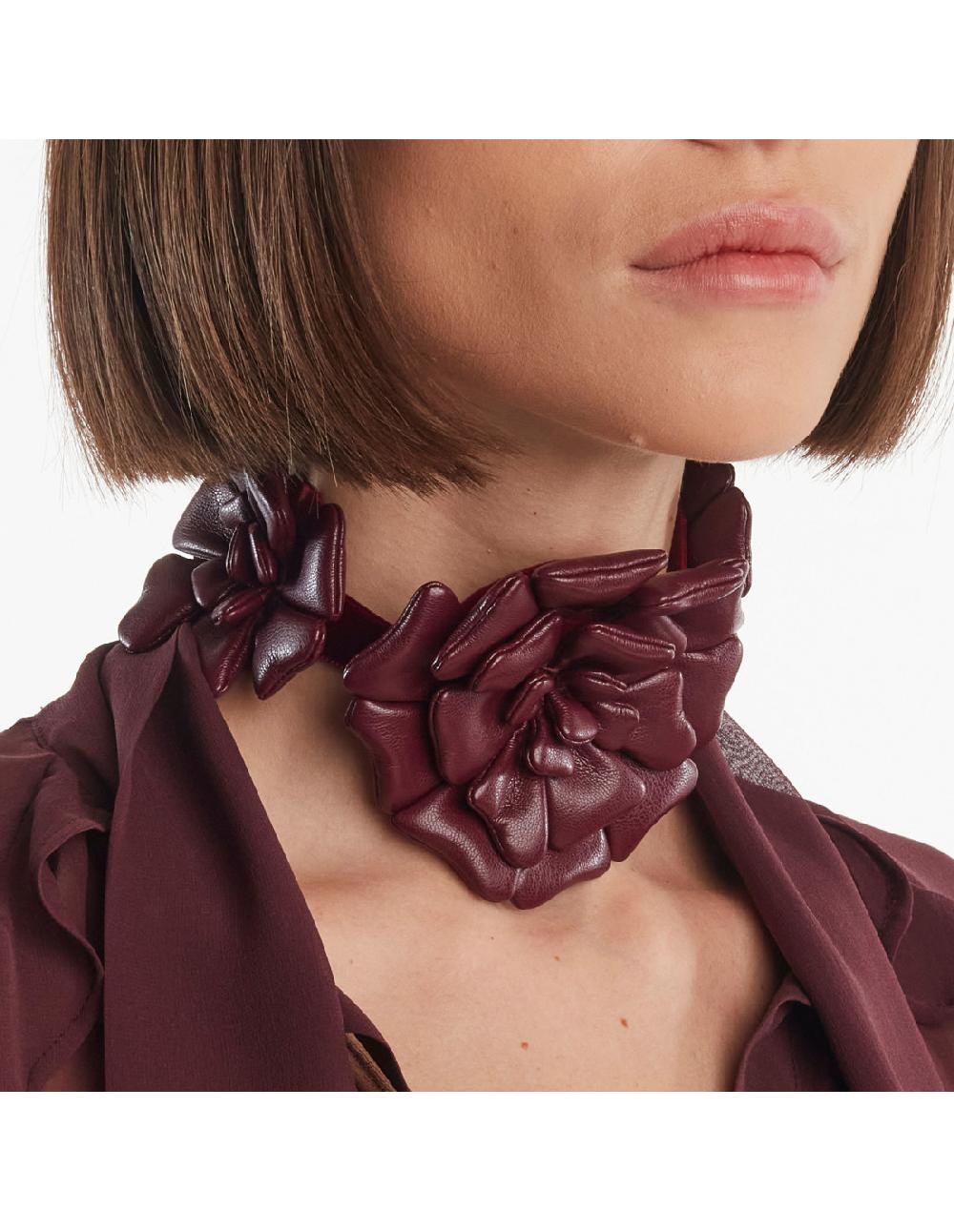 Angelo marani CHOKER C/FIORE IN ECOPELLE Acquista Ora
