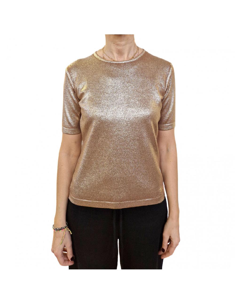 Angelo marani MAGLIA M/C LAMINATA Sconto